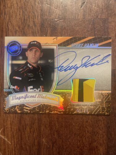 2011 homestead denny hamlin sheet metal|2011 PRESS PASS STEALTH DENNY HAMLIN HONOR RACE .